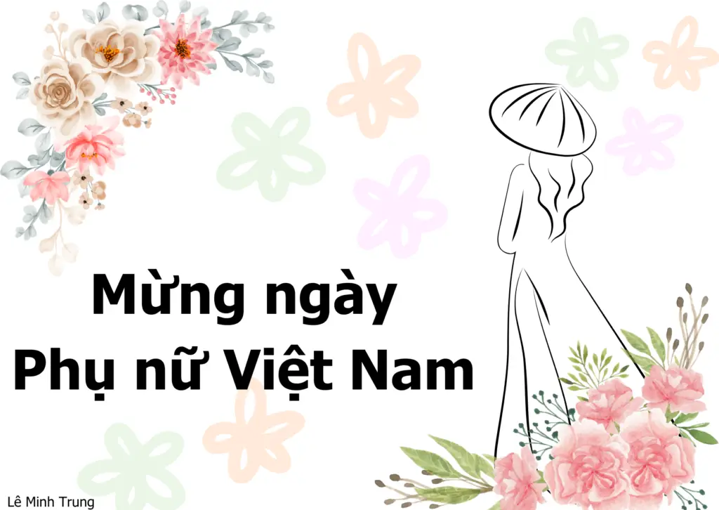 Gửi lời chúc tốt đẹp nhất đến tất cả phụ nữ Việt Nam nhân ngày 20/10. Chúc mọi người luôn rạng rỡ, yêu đời và gặp nhiều may mắn. Cảm ơn vì đã mang đến cho cuộc sống này những điều thật đẹp đẽ